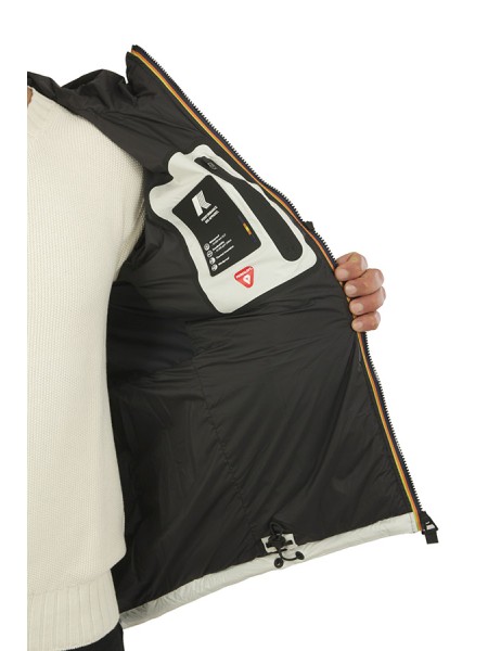 Giubbino K-Way Annecy lt White Gardenia